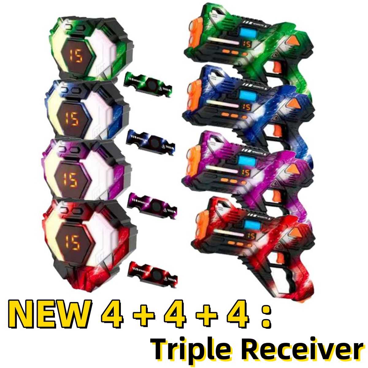 Laser Tag Set Kids - جديد 4x4x4 الليزر علامة البنادق مجموعة