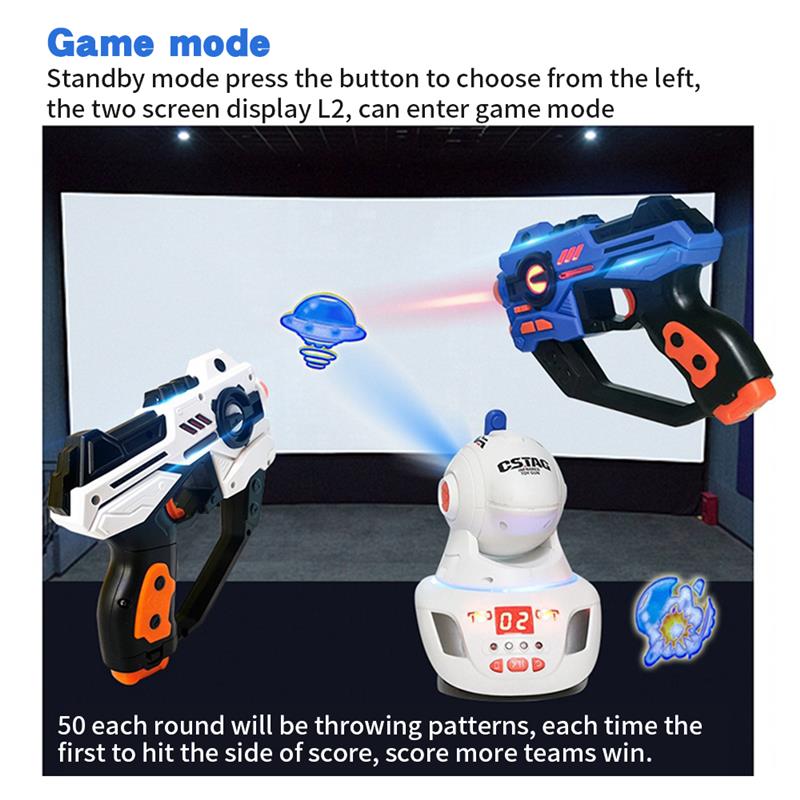 Laser Tag Set Kids - علامة الليزر الكهربائية لعبة البنادق الأشعة