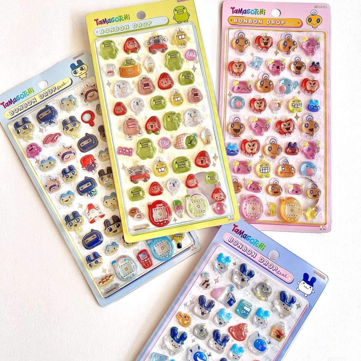 Bandai Model Tamagotchi - ملصقات تاماغوتشي ثلاثية الأبعاد - ملصقات