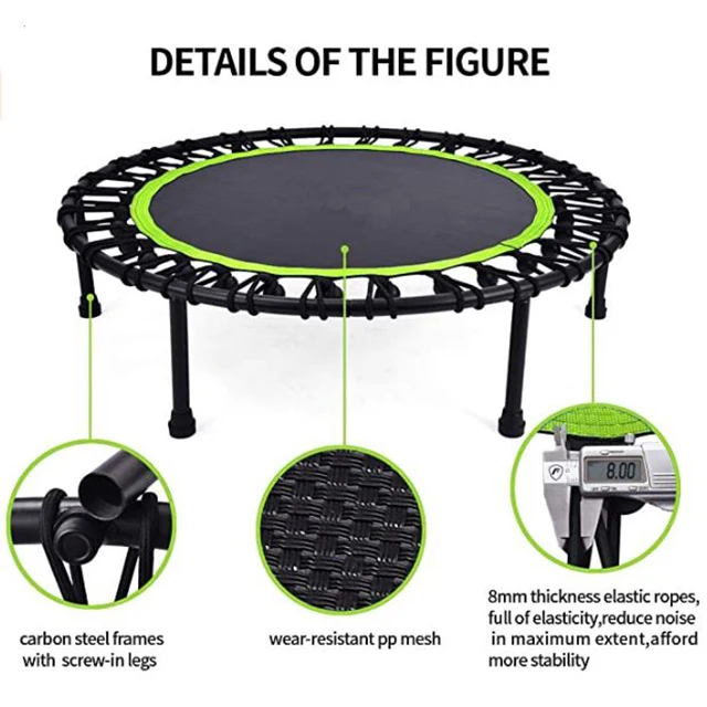 Trampoline Mini Indoor - ترامبولين داخلي قابل للطي بحبل مطاطي