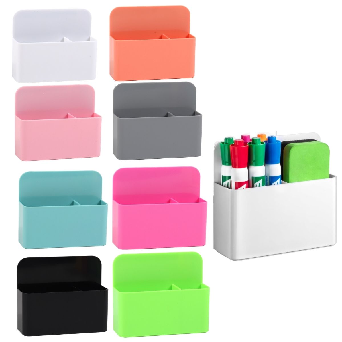 Magnetic Drawing Board - قطعتان من حامل أقلام مغناطيسي للمسح