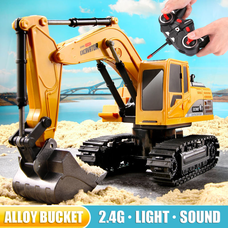 Kids' Toys Channel - RC حفارة 2.4Ghz 6 قناة 1:24