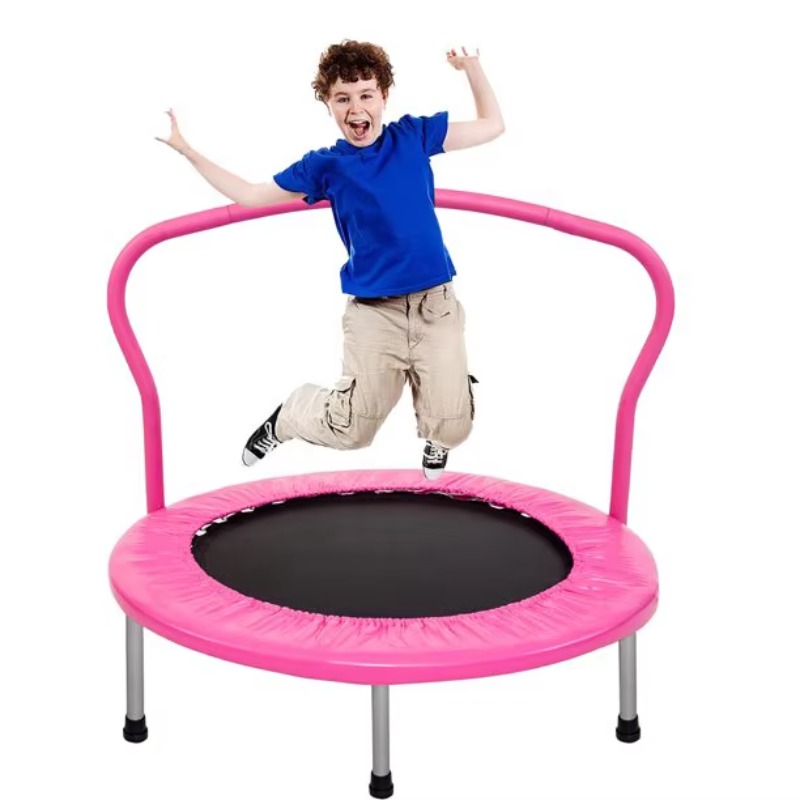 ترامبولين داخلي دائري صغير للأ - مراجعة Trampoline Mini Indoor وسعره