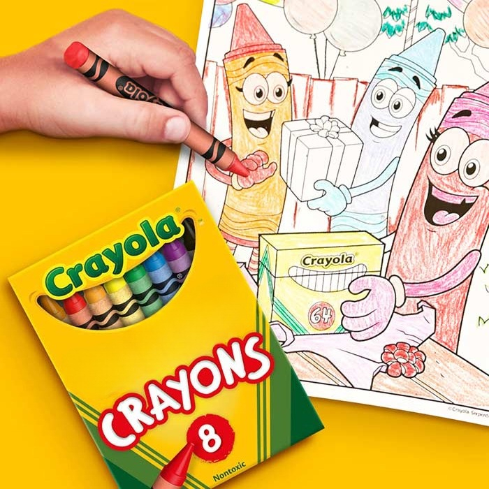 علبة أقلام تلوين بـ 8/24 لونًا - مراجعة Crayola Art Supply وسعره