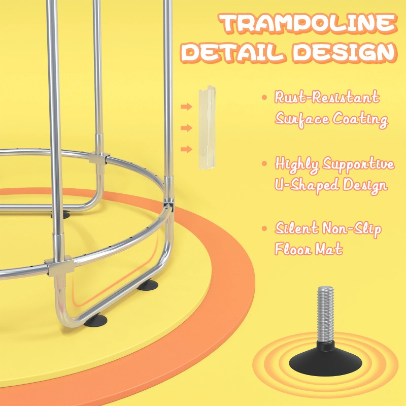 ترامبولين للأطفال الصغار بطول  - مراجعة Trampoline Mini Indoor وسعره