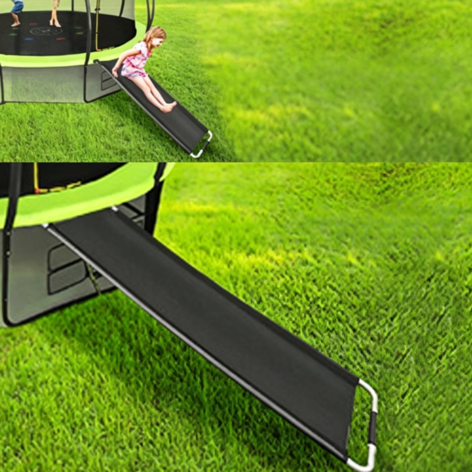 ترامبولين للأطفال مع زحليقة لل - مراجعة Trampoline Mini Indoor وسعره
