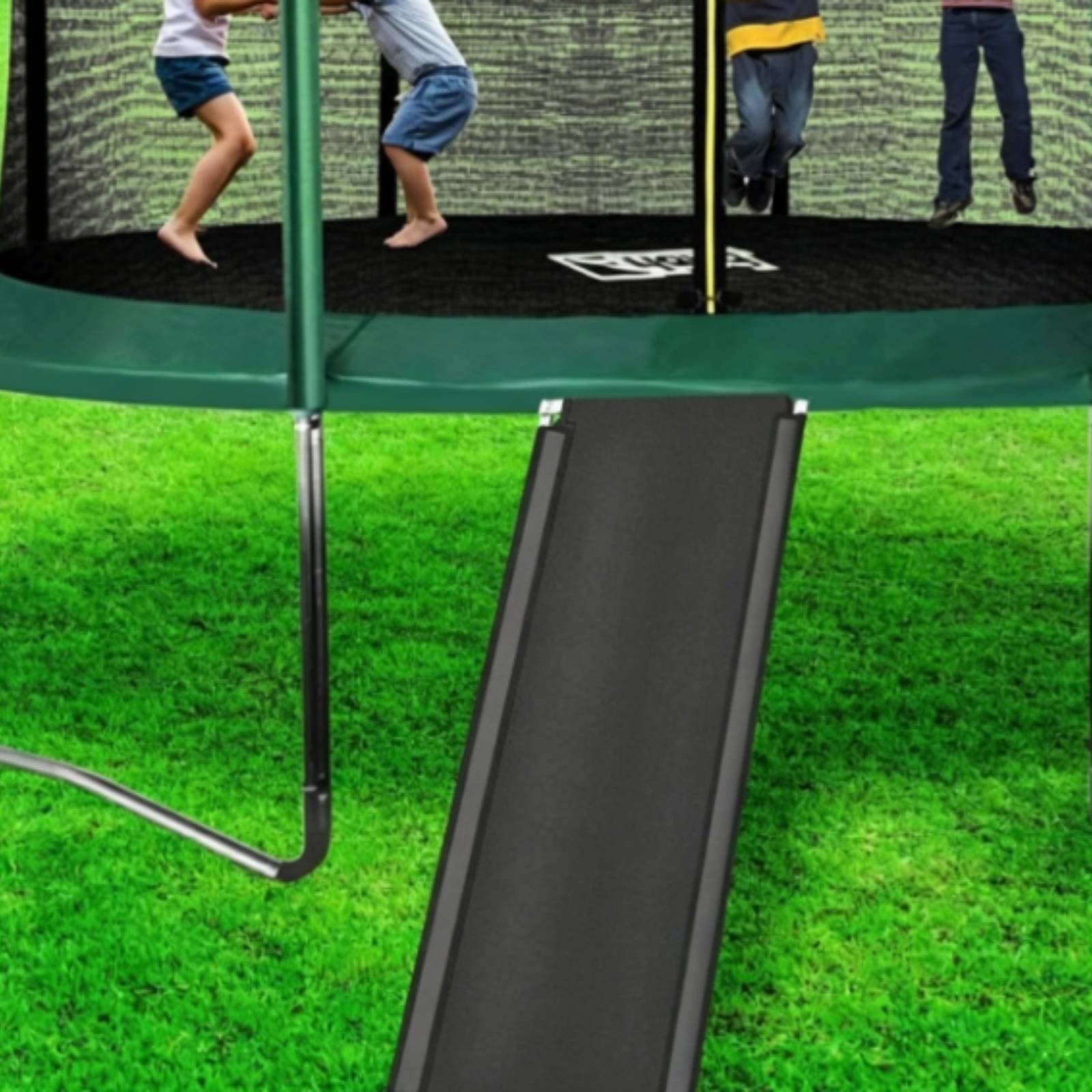 ترامبولين للأطفال مع زحليقة لل - مراجعة Trampoline Mini Indoor وسعره