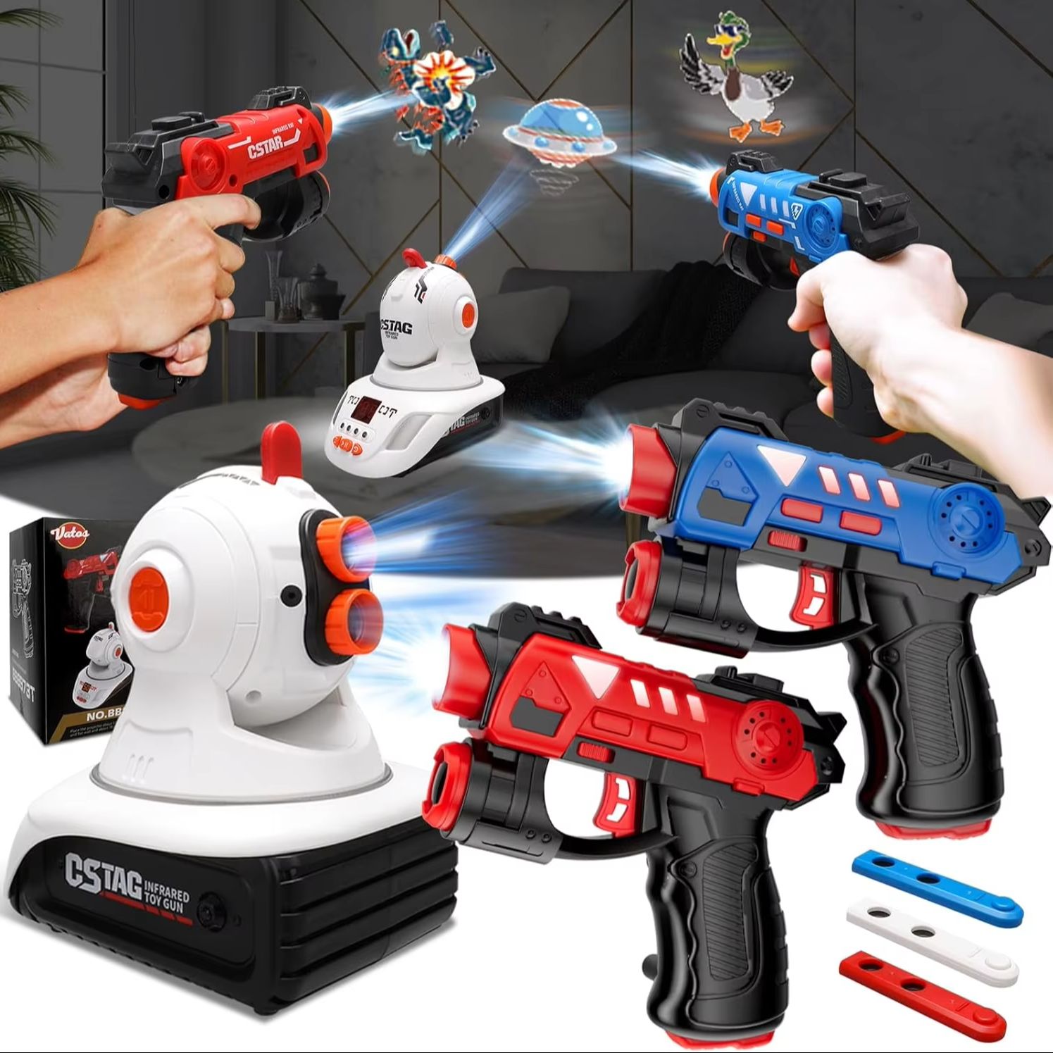 VATOS ليزر الأشعة تحت الحمراء  - مراجعة Laser Tag Set Kids وسعره