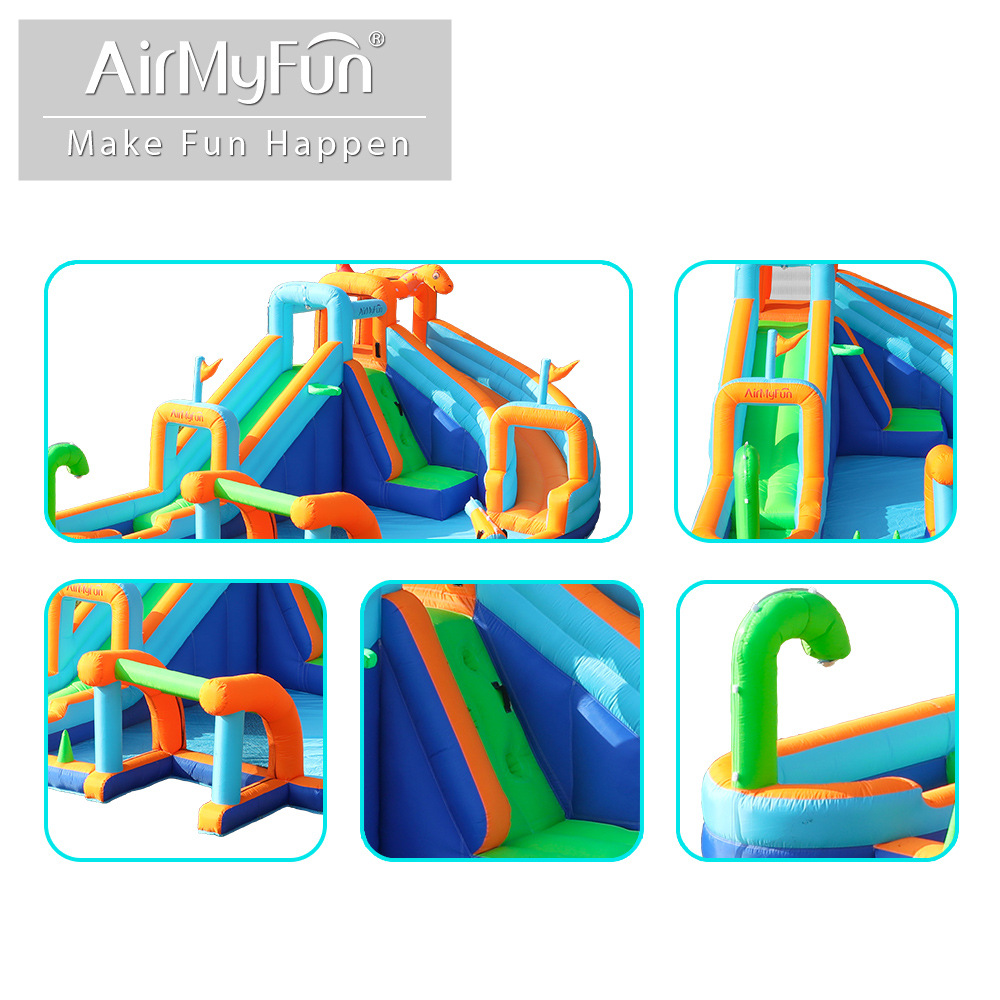 AMF الأطفال نفخ المياه الشريحة - مراجعة Trampoline Mini Indoor وسعره