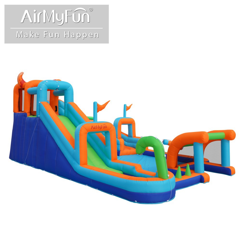 AMF الأطفال نفخ المياه الشريحة - مراجعة Trampoline Mini Indoor وسعره