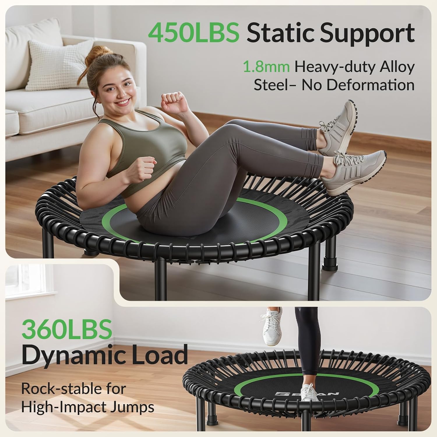 ترامبولين صغير BT2 للبالغين |  - مراجعة Trampoline Mini Indoor وسعره
