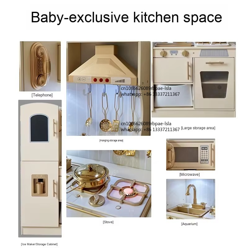مجموعة طبخ خشبية تعليمية للعب  - مراجعة Kids Toys Kitchen Set وسعره