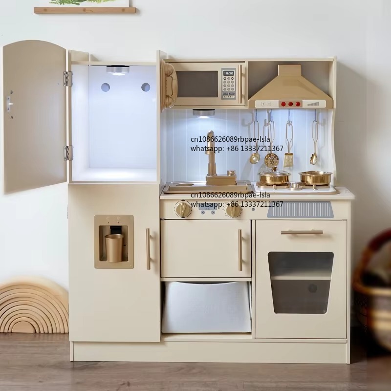 مجموعة طبخ خشبية تعليمية للعب  - مراجعة Kids Toys Kitchen Set وسعره