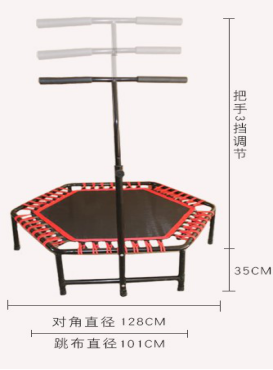 ترامبولين صغير صامت مع شريط مق - مراجعة Trampoline Mini Indoor وسعره