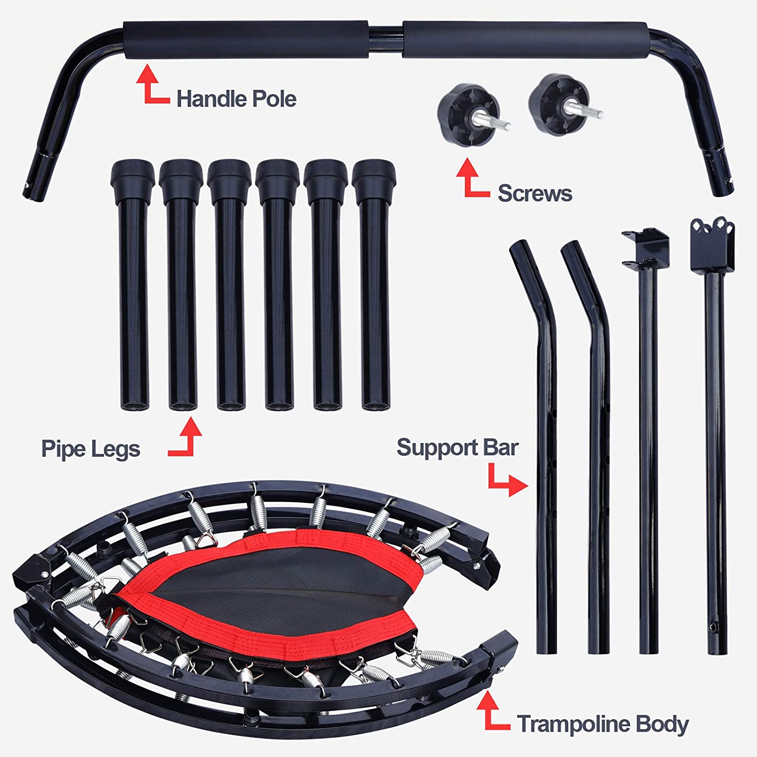 ترامبولين قابل للطي مقاس 40 بو - مراجعة Trampoline Mini Indoor وسعره