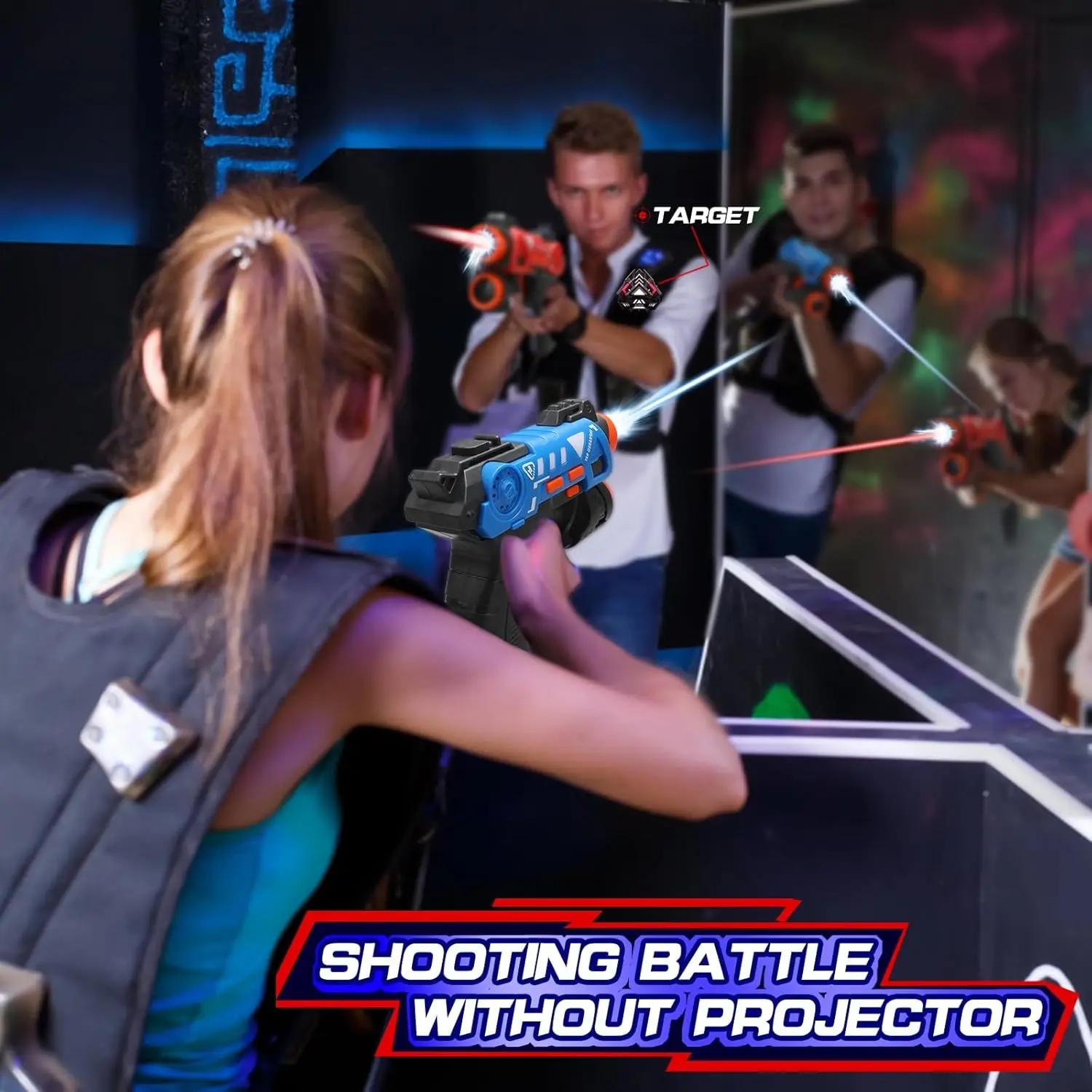 مجموعة ألعاب الليزر تاج للاعبي - مراجعة Laser Tag Set Kids وسعره