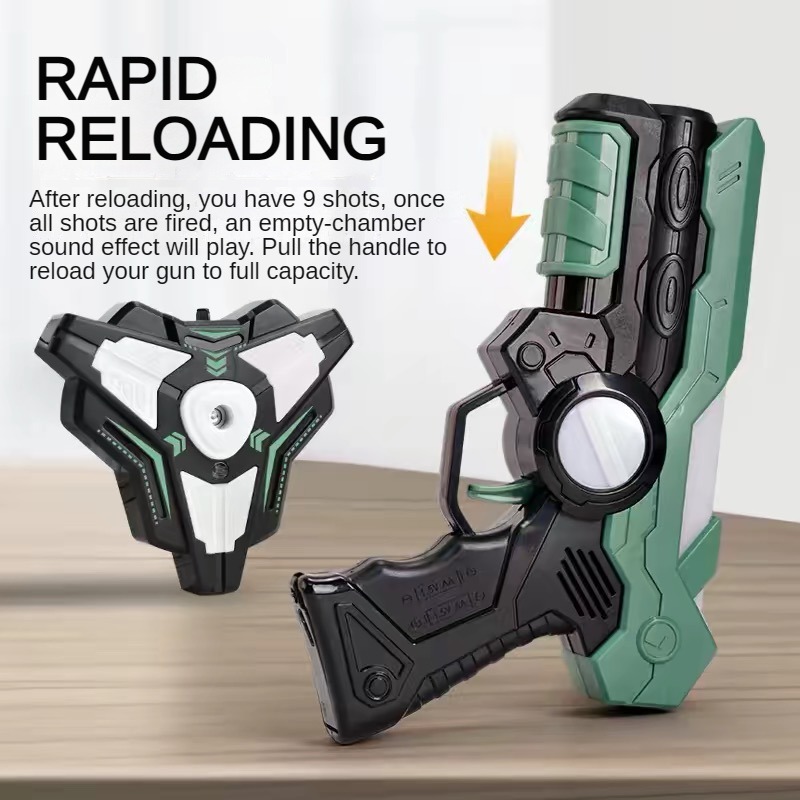 مجموعة مسدسات ألعاب بالأشعة تح - مراجعة Laser Tag Set Kids وسعره