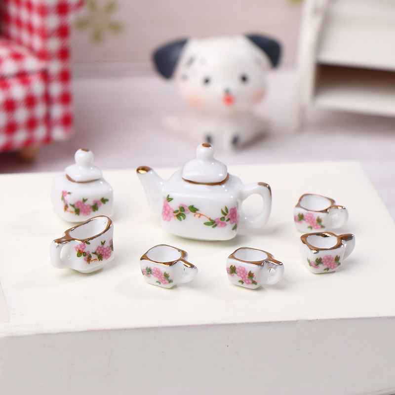 طقم كوب شاي بورسلين مصغر للدمي - مراجعة Kids Toys Kitchen Set وسعره