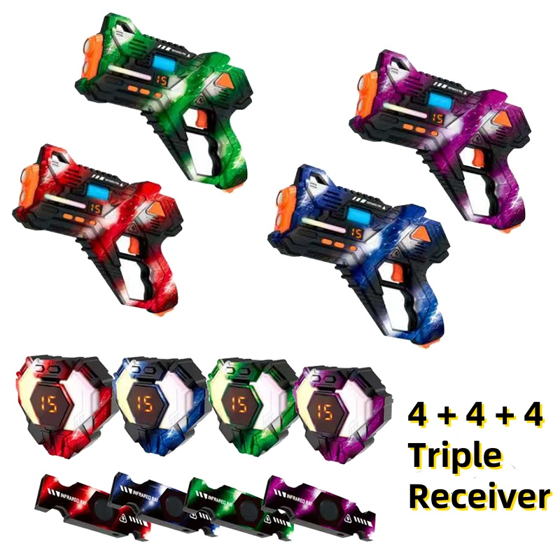 CSTAG 4x4x4 الليزر علامة البنا - مراجعة Laser Tag Set Kids وسعره
