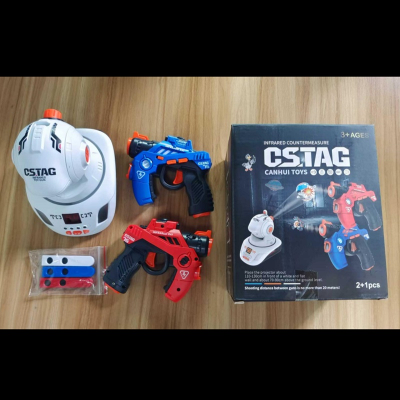 CSTAG بطة الصيد لعبة اطلاق الن - مراجعة Laser Tag Set Kids وسعره