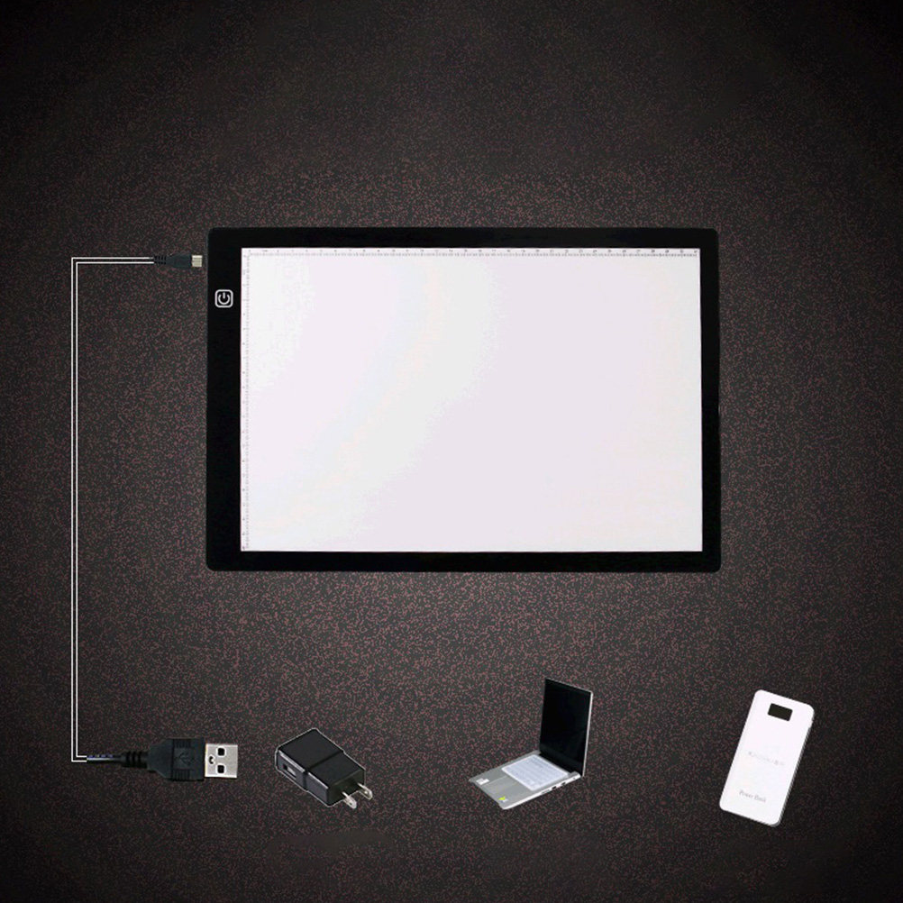 لوحة رسم مضيئة LED مقاس A4 فائ - مراجعة Magnetic Drawing Board وسعره