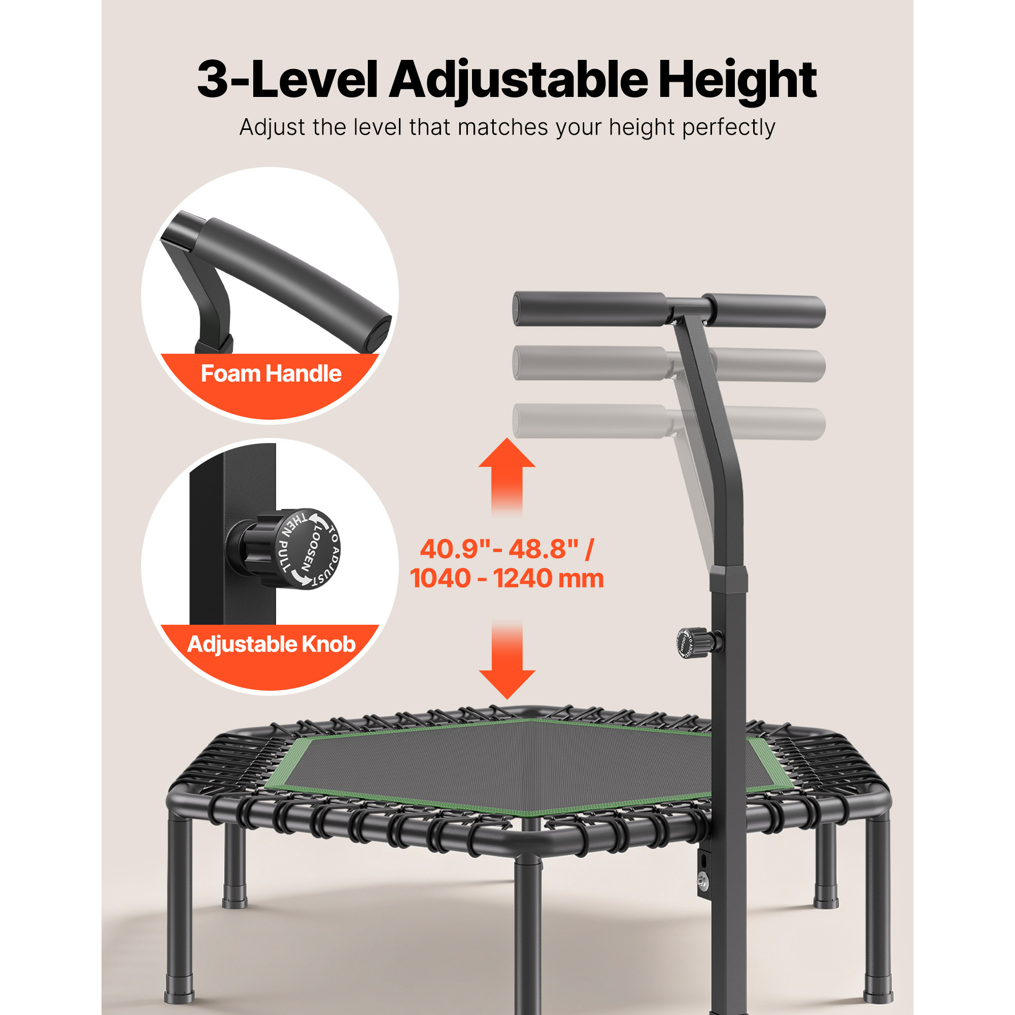 سوكسي باي ترامبولين صغير 54.5  - مراجعة Trampoline Mini Indoor وسعره